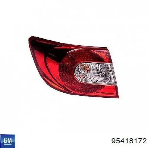 Протівотуманнка задня, права Opel 95418172 ціна, від 31.33 USD