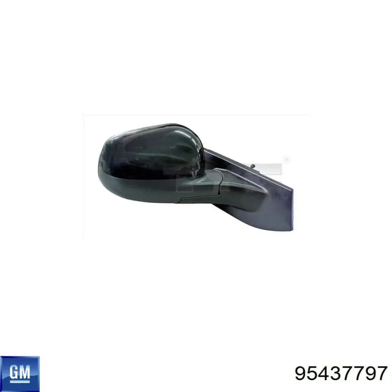 Накладка правого дзеркала заднього виду General Motors 95437797 ціна, від 14.32 USD