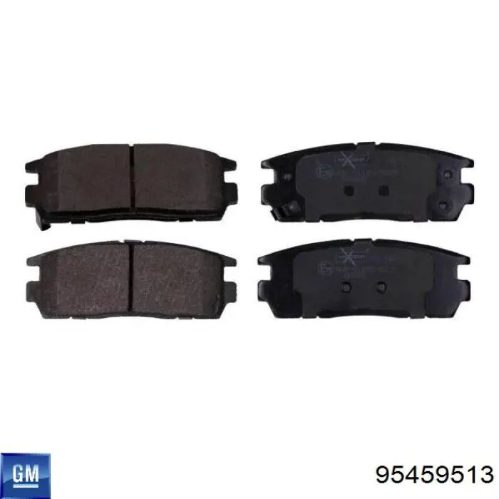 Купити 95459513 General Motors Задні колодки
