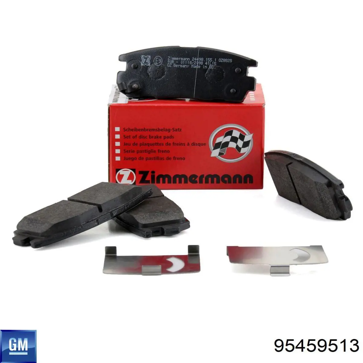 Задні гальмівні колодки General Motors 95459513 ціна, від 18.27 USD