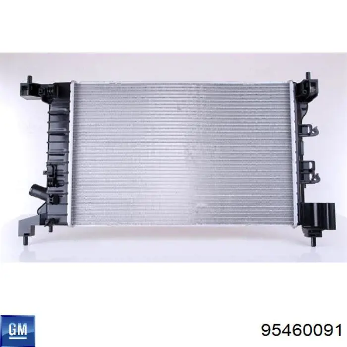 95460091 General Motors Радіатор охолодження двигуна