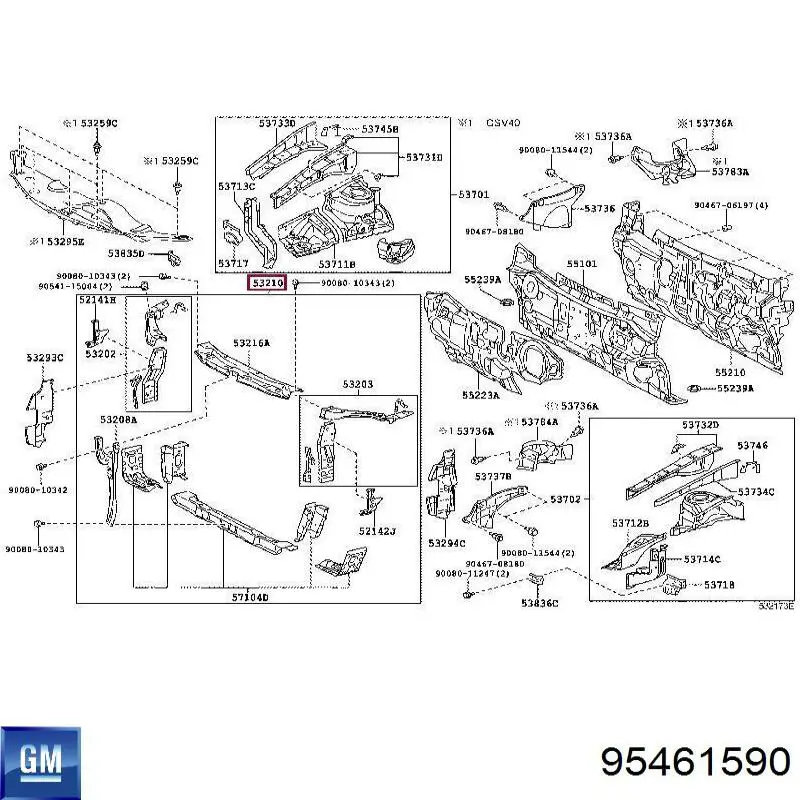 Купити 95461590 General Motors 