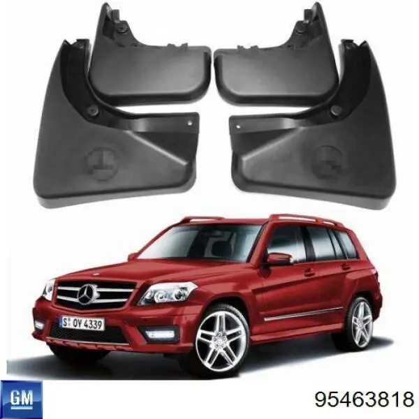 Купити 95463818 General Motors Бризковики передніх коліс