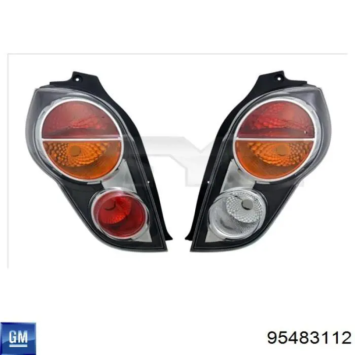 Задні ліхтарі General Motors 95483112 ціна, від 67.40 USD