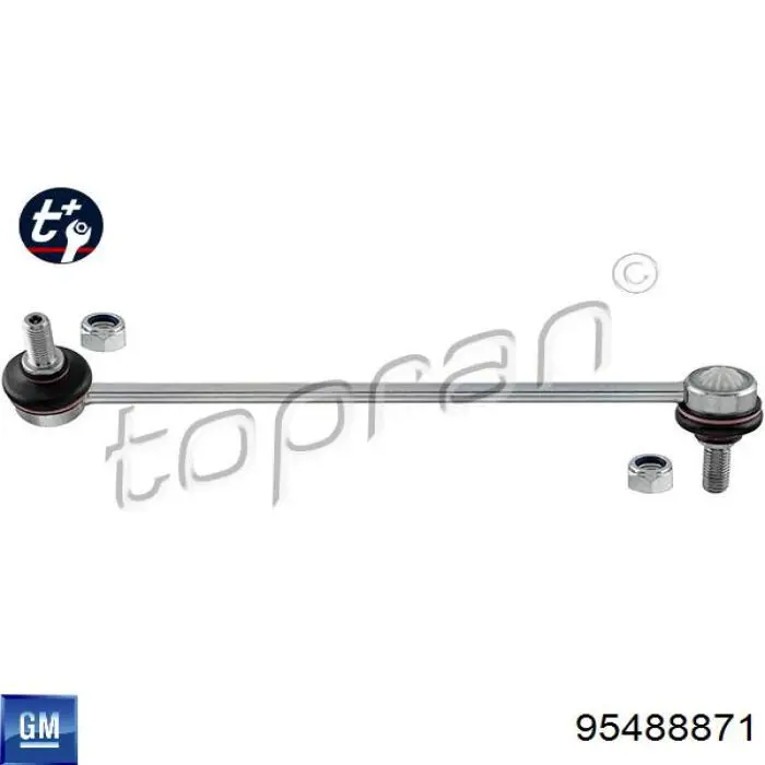 Стійка стабілізатора, переднього, права General Motors 95488871 ціна, від 10.73 USD