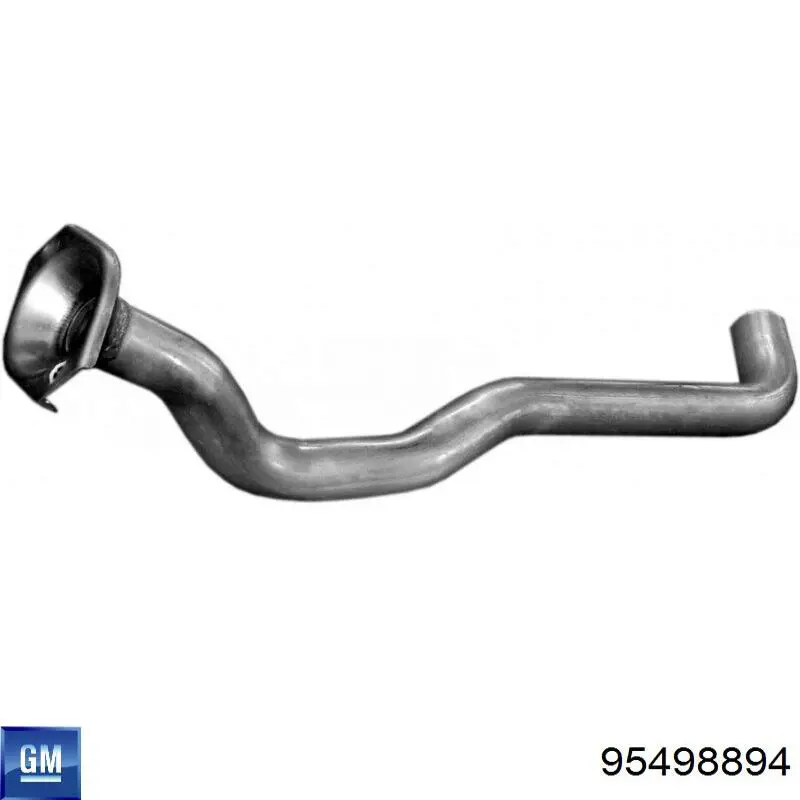 Шланг/патрубок радіатора охолодження, нижній General Motors 95498894 ціна, від 6.33 USD