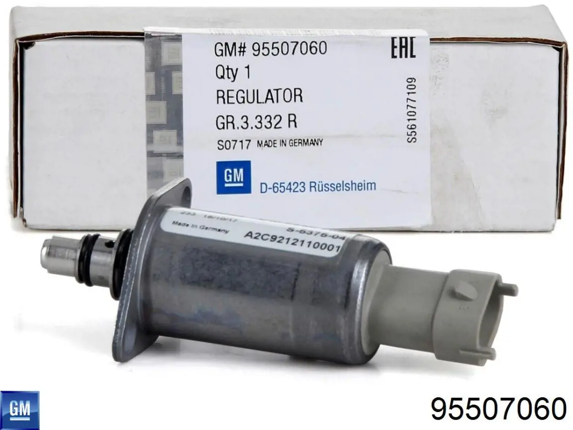Регулятор тиску палива 95507060 General Motors