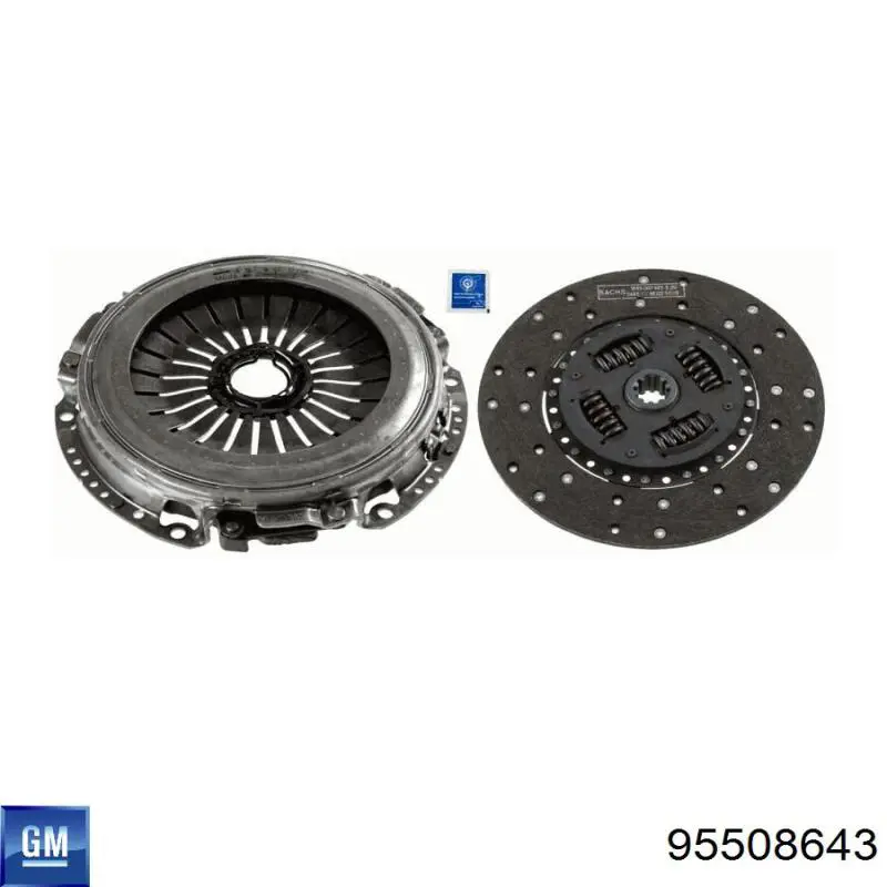 Купити 3400700551 Sachs Комплект зчеплення (диск, корзина, підшипник)