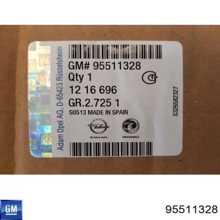 95511328 Opel Основна фара - вставка