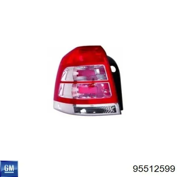 95512599 General Motors Задня ліва фара