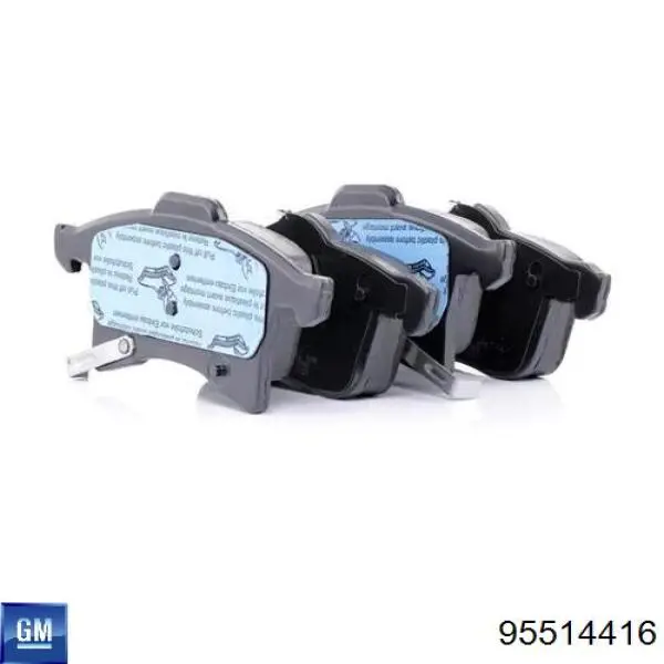 95514416 General Motors Передні гальмівні колодки