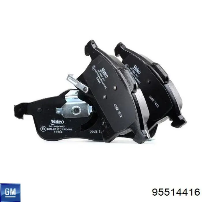 Гальмівні колодки General Motors 95514416 ціна, від 24.92 USD