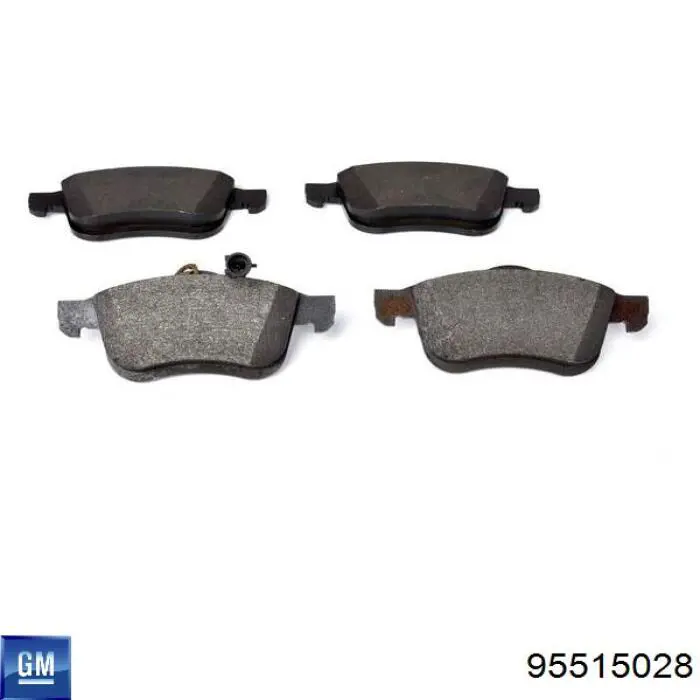 95515028 General Motors Передні гальмівні колодки