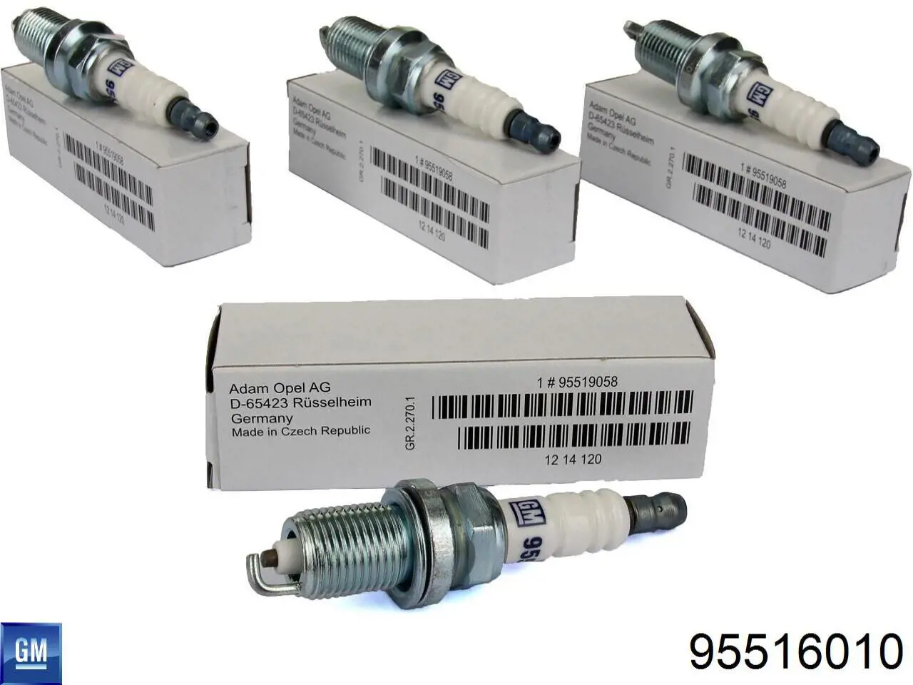 Щітки склоочисника 95516010 General Motors