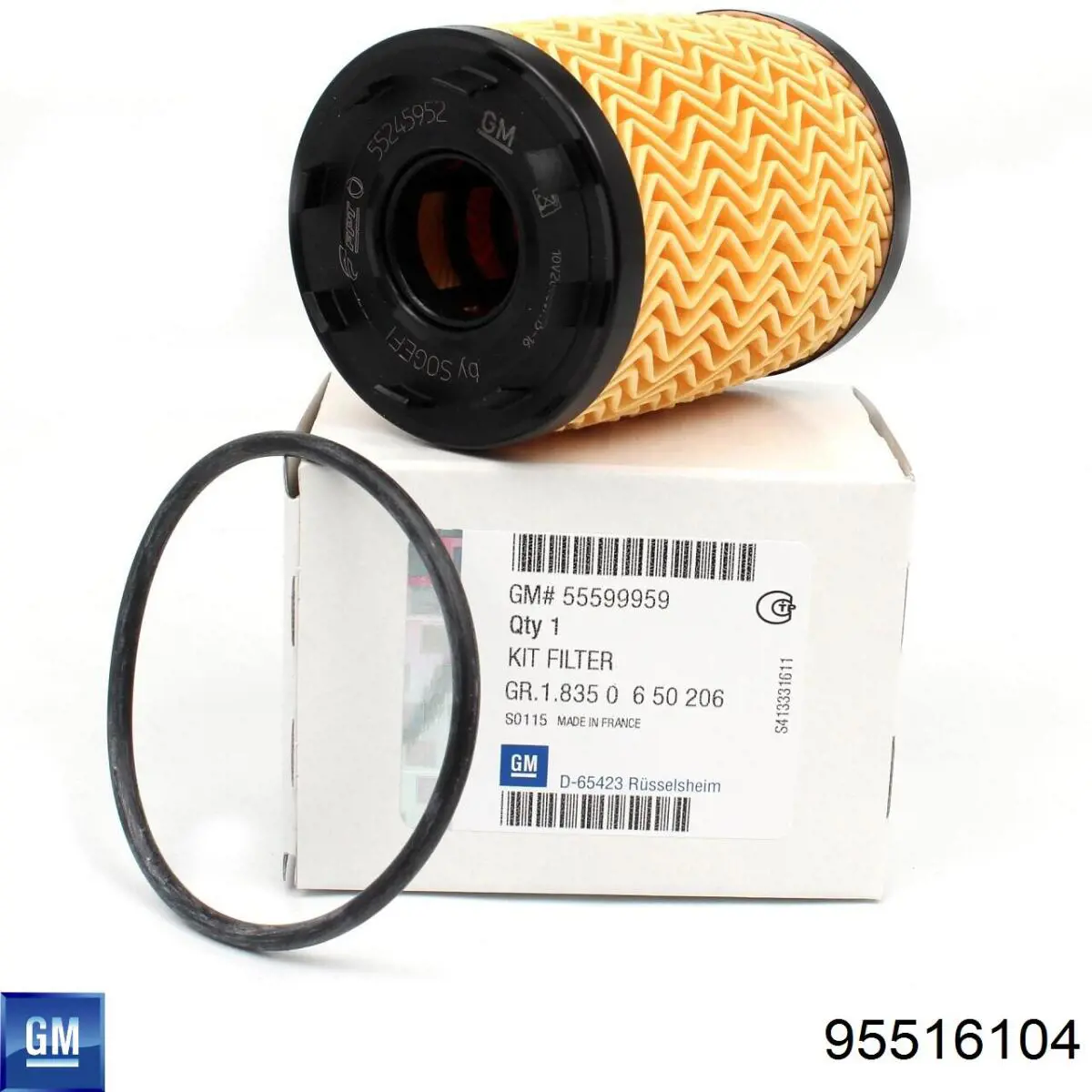 Масляний фільтр двигуна General Motors 95516104 ціна, від 4.00 USD