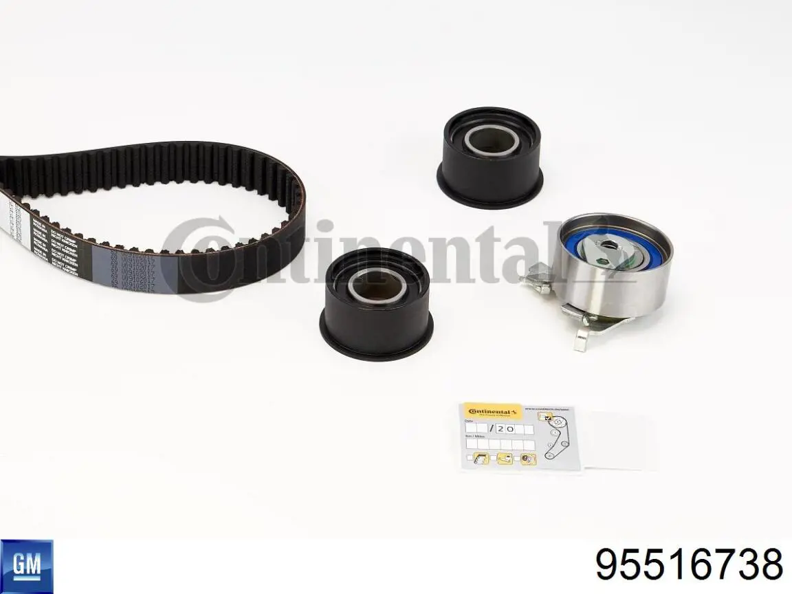 95516738 General Motors Ремінь ГРМ, комплект