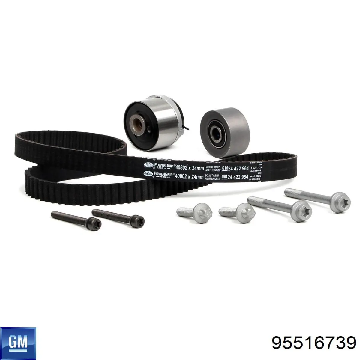 Комплект ГРМ General Motors 95516739 ціна, від 160.63 USD