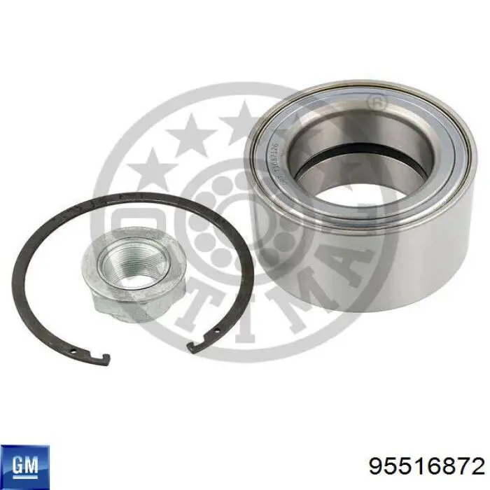 Комплект підшипник маточини передньої General Motors 95516872 ціна, від 46.70 USD