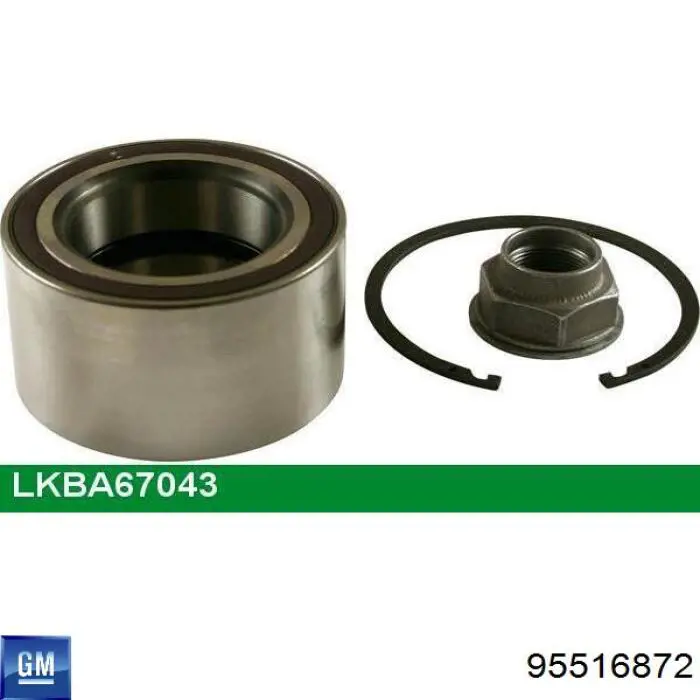 Купити 95516872 General Motors Підшипник ступиці передньої