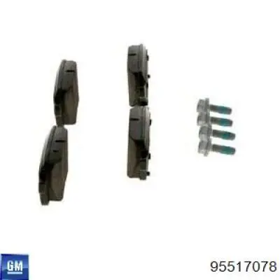 Гальмівні колодки General Motors 95517078 ціна, від 26.62 USD