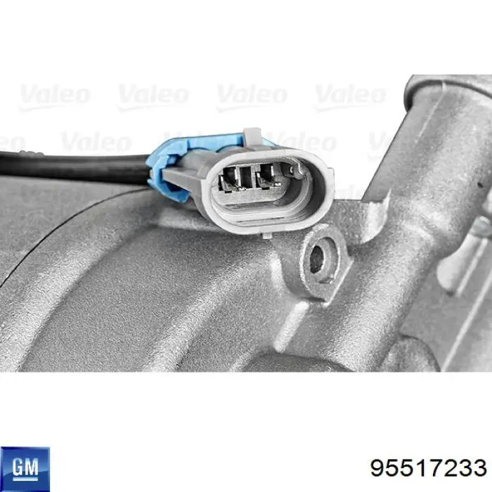 Компресор кондиціонера 95517233 Peugeot/Citroen