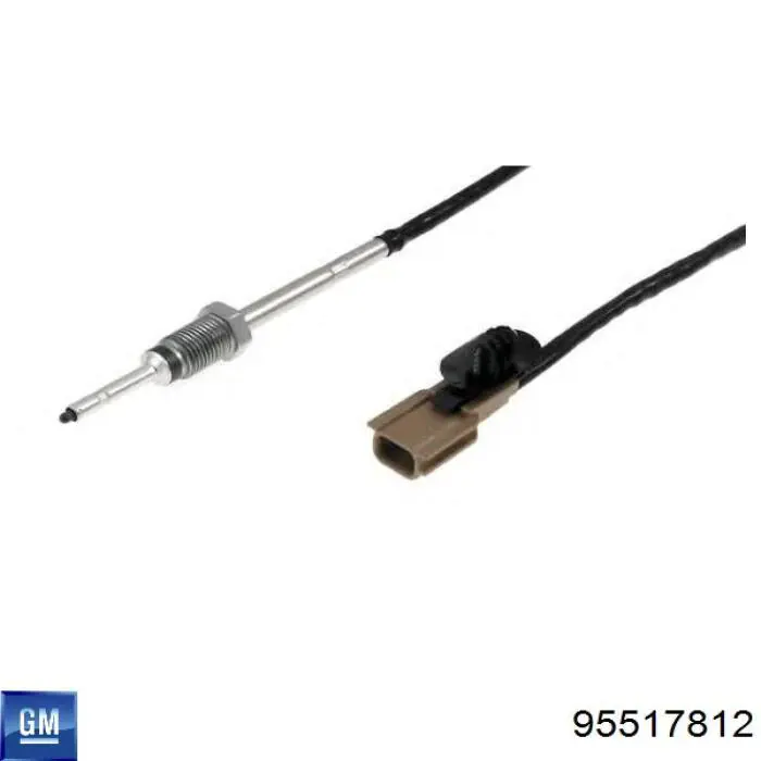 95517812 General Motors Датчик температури відпрацьованих газів (ВГ), перед турбіною