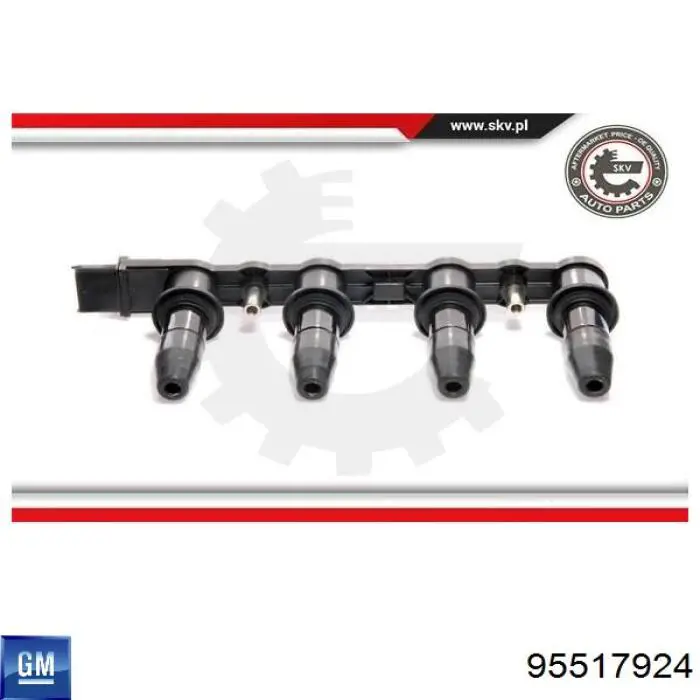 Купити 95517924 General Motors Котушка запалювання