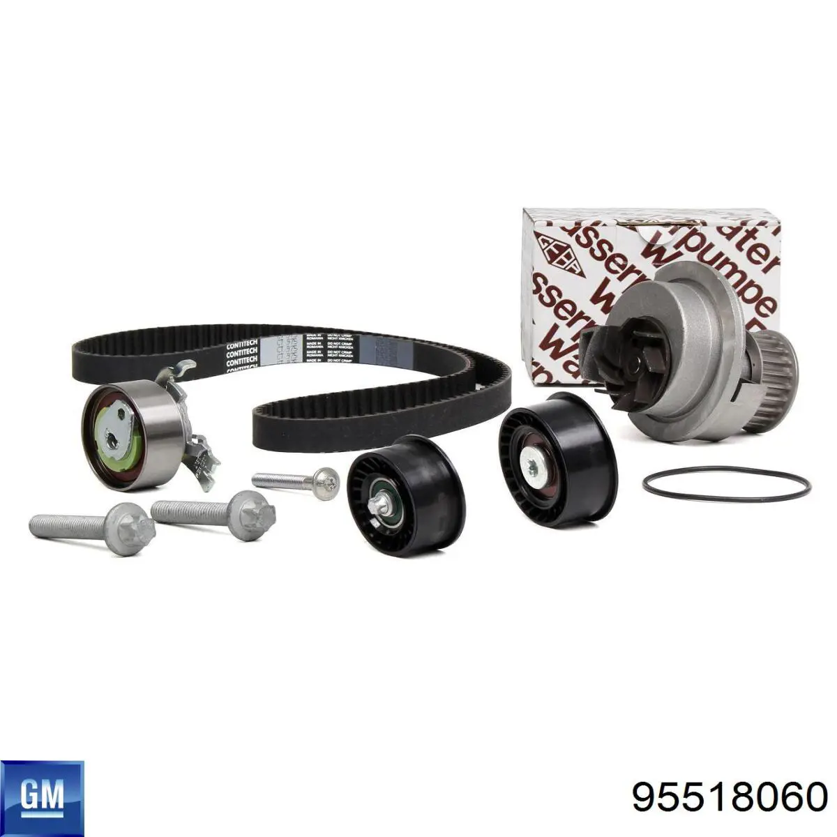 Комплект ГРМ General Motors 95518060 ціна, від 66.93 USD