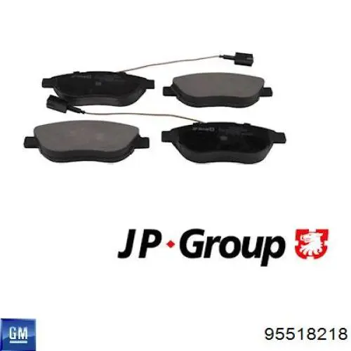 Гальмівні колодки General Motors 95518218 ціна, від 18.20 USD