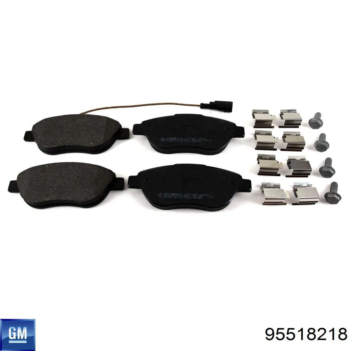 95518218 General Motors Передні гальмівні колодки
