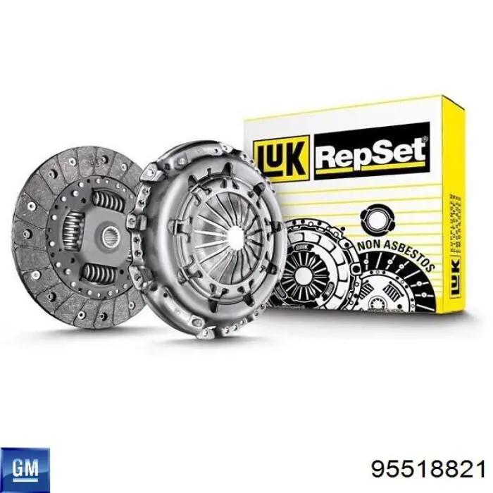 Комплект зчеплення (3 частини) General Motors 95518821 ціна, від 278.73 USD