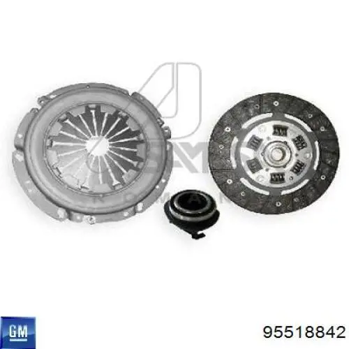 Купити 95518842 General Motors Комплект зчеплення (диск, корзина, підшипник)