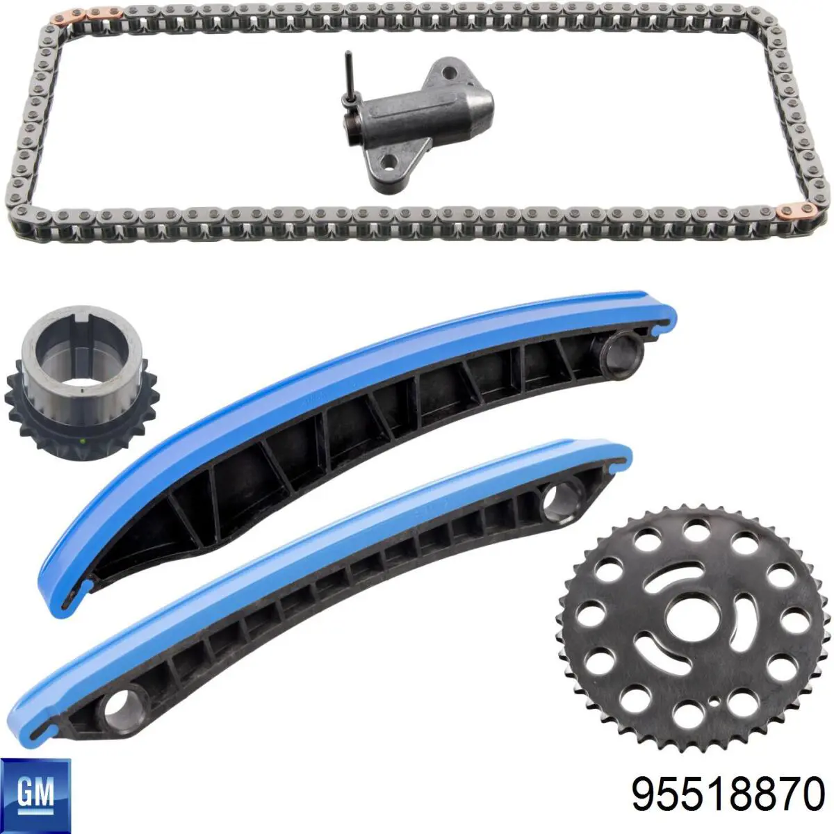 Ланцюг ГРМ, комплект General Motors 95518870 ціна, від 48.92 USD