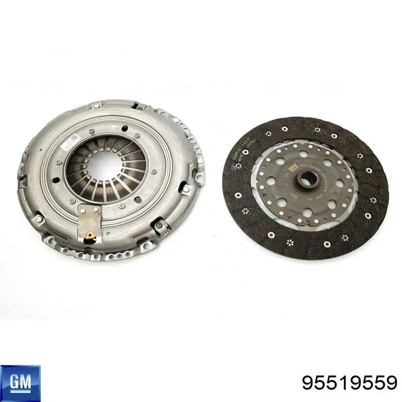 Купити 95519559 General Motors Комплект зчеплення (диск, корзина, підшипник)