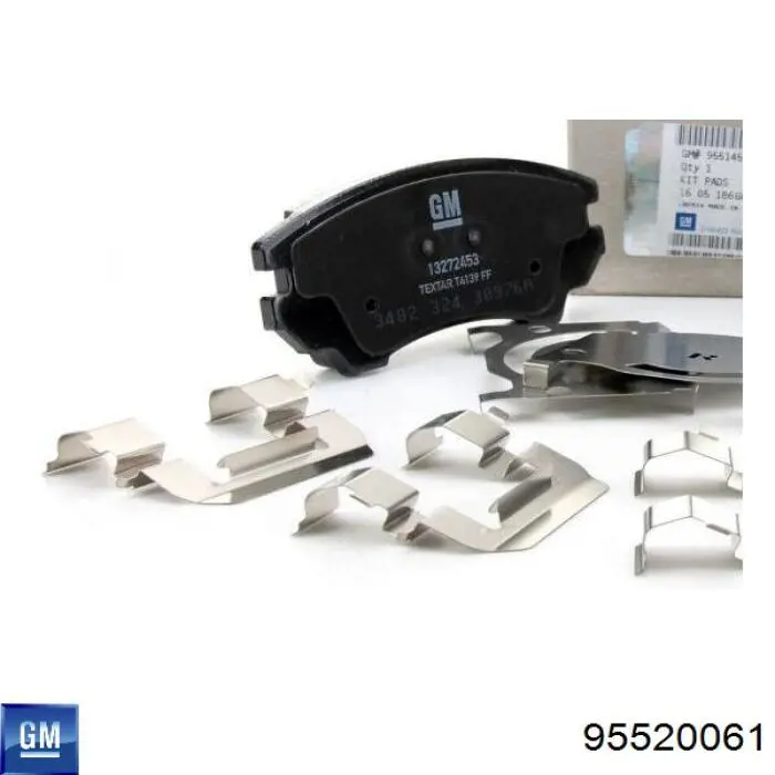 Гальмівні колодки General Motors 95520061 ціна, від 33.31 USD