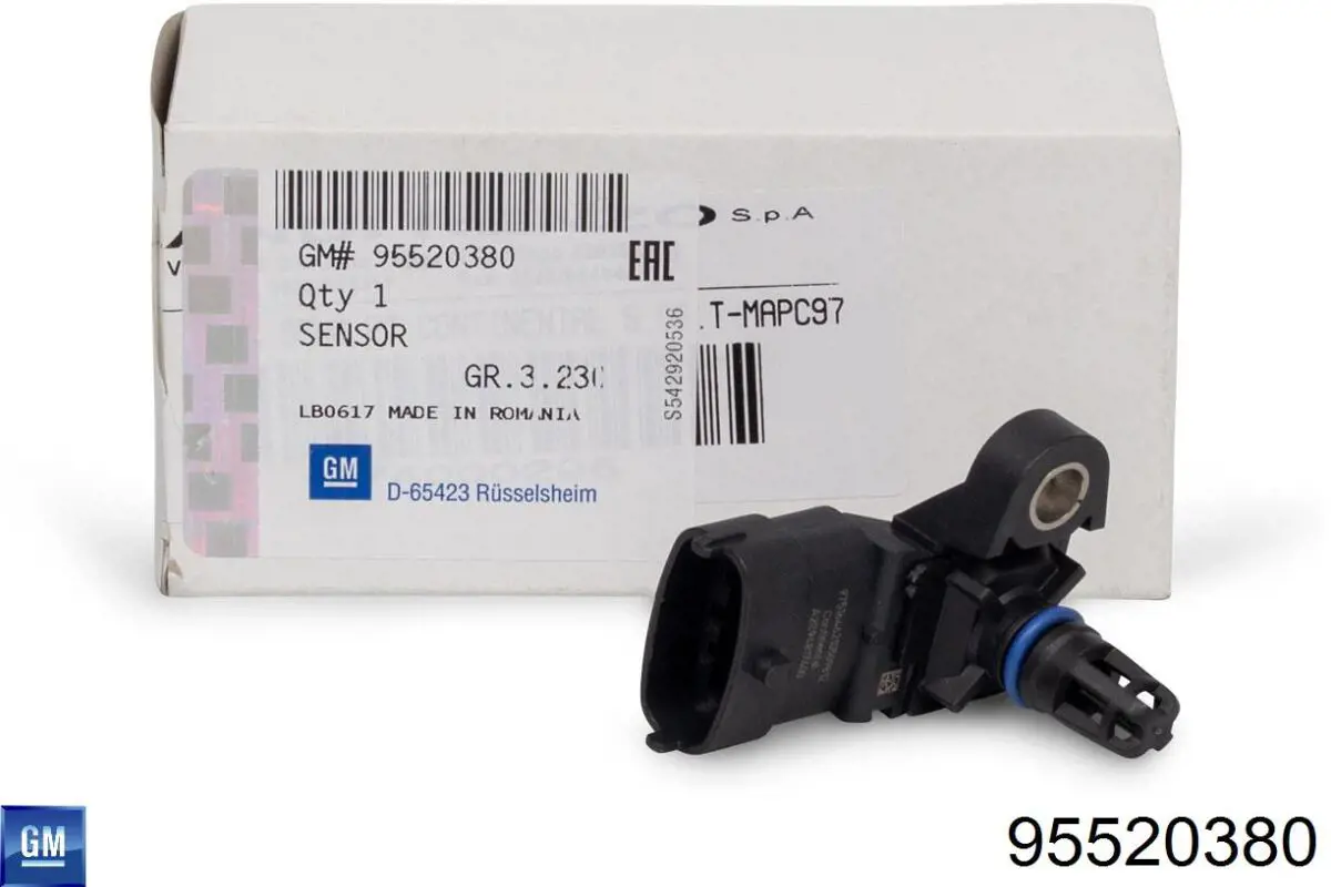 Купити 166393621R Renault (RVI) Датчик абсолютного тиску