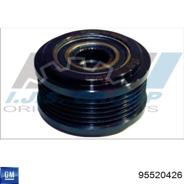 95520426 Opel Обгонна муфта генератора