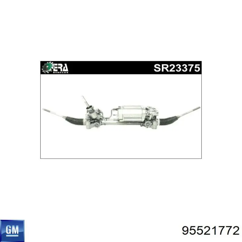 95521772 Opel Рейковий рульовий механізм