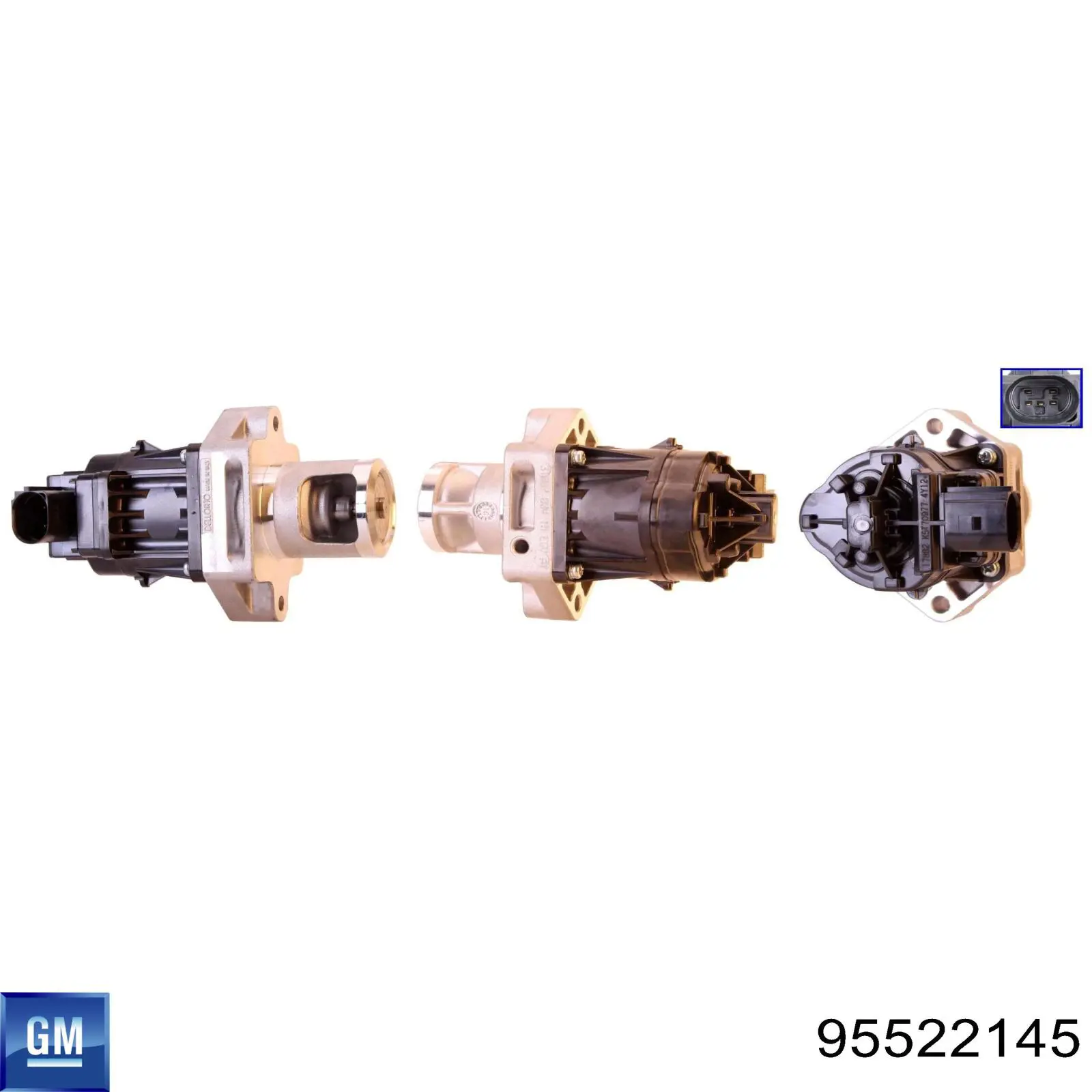95522145 General Motors Клапан рециркуляції відпрацьованих газів EGR