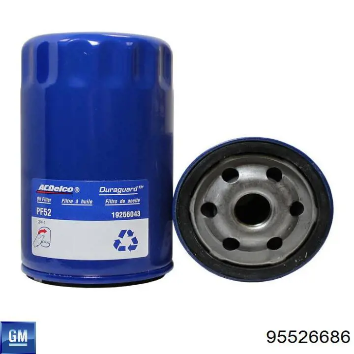Масляний фільтр двигуна General Motors 95526686 ціна, від 5.26 USD