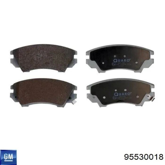 Гальмівні колодки General Motors 95530018 ціна, від 36.60 USD
