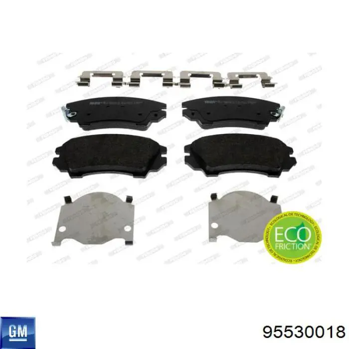 Купити 95530018 General Motors Колодки гальмівні передні, дискові