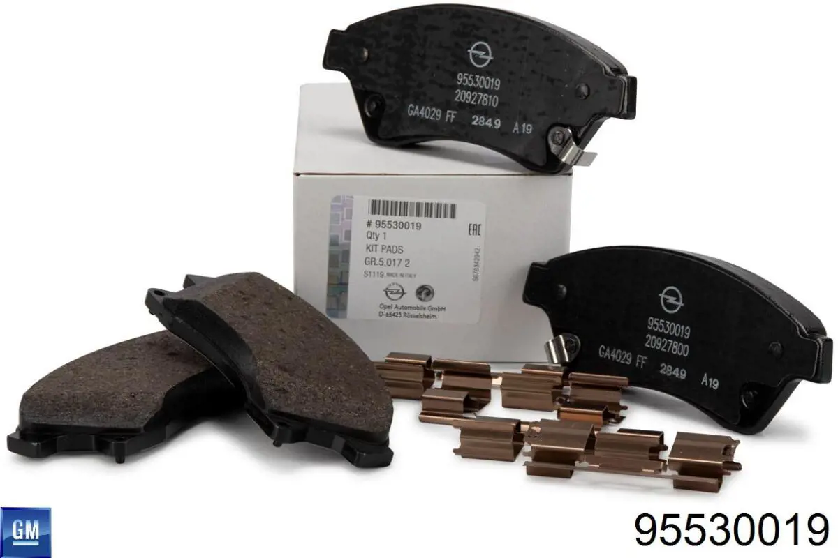 Купити 95530019 General Motors Колодки гальмівні передні, дискові