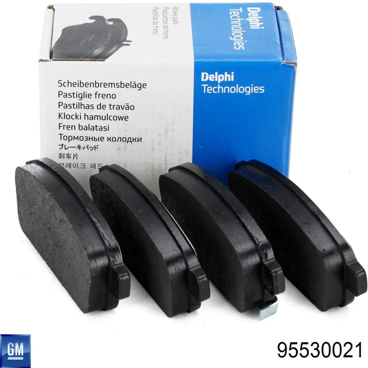 Купити 95530021 General Motors Задні колодки