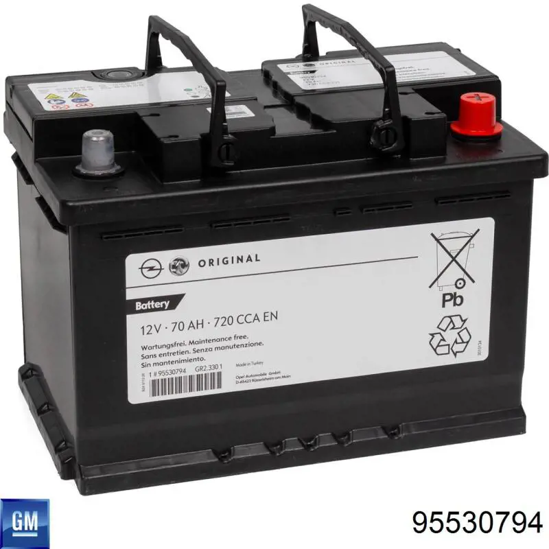 95530794 General Motors Авто акумулятор