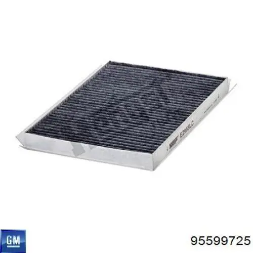 Фільтр повітряний обігрівача General Motors 95599725 ціна, від 14.93 USD