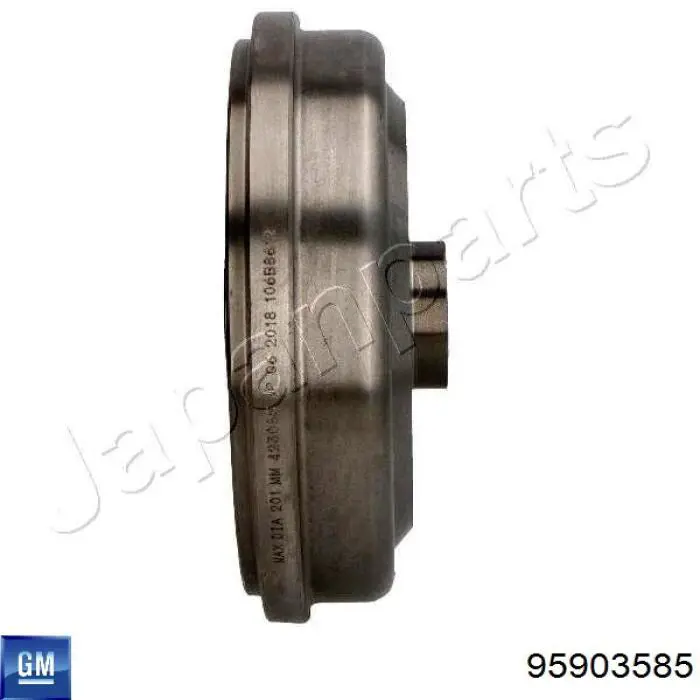Барабан гальмівний задній 95903585 General Motors