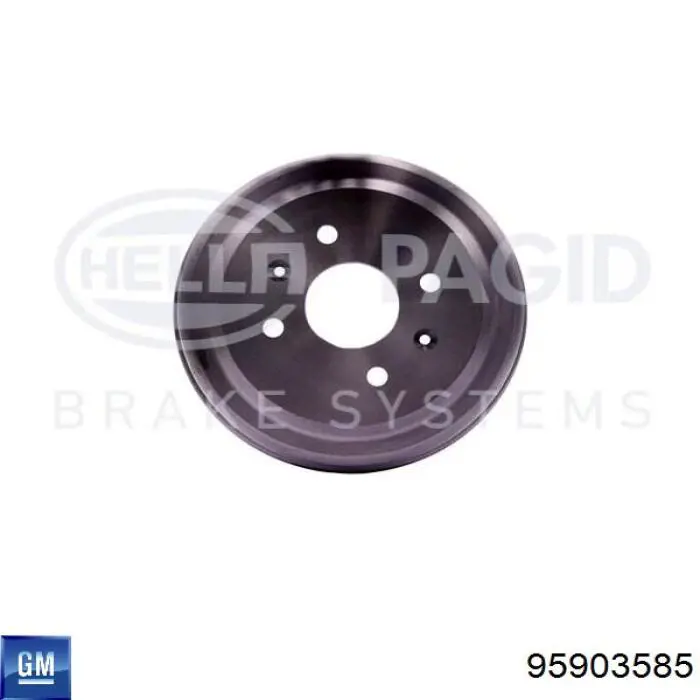 Барабан гальмівний задній General Motors 95903585 ціна, від 25.66 USD
