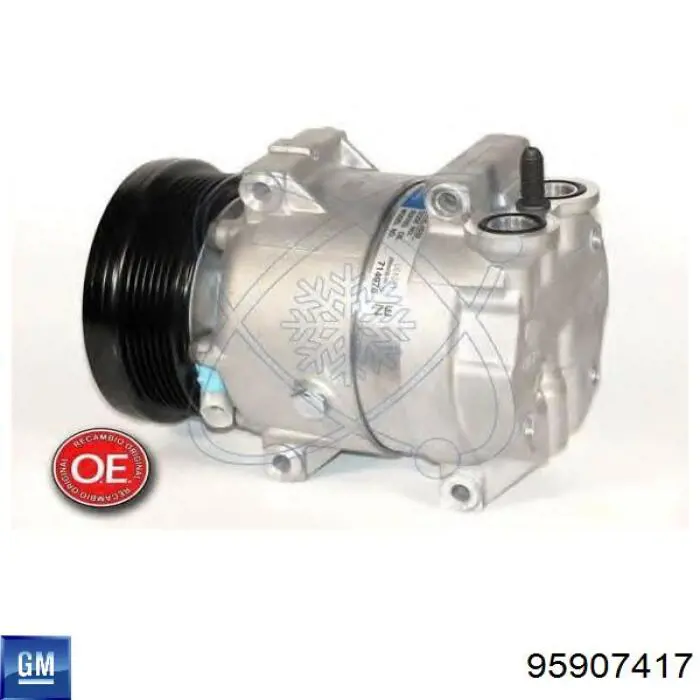 Компресор кондиціонера 95907417 General Motors