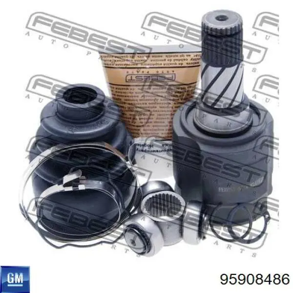 Пильник ШРУСа внутрішній 95908486 General Motors